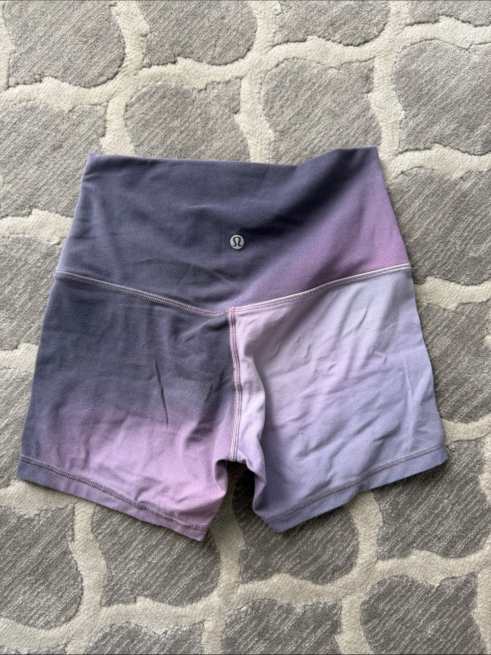 lululemon athletica Ombre Purple High-Rise Bike Shorts